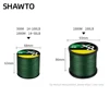 Shawto X8 Strong 300M 1000M 8 Strand Weaves PE Braided Fishing Line Multifilament 8 Braid Wire 14LB 20LB 30LB 50LB 100LB 3