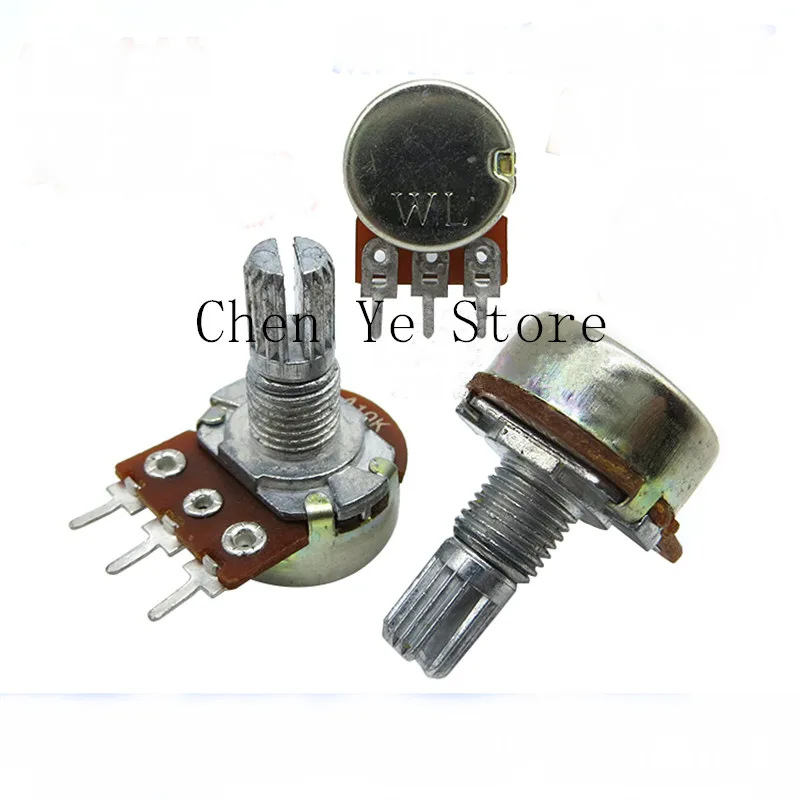 10PCS W.L Type 16 A10K single Potentiometer Handle length 15MM spline