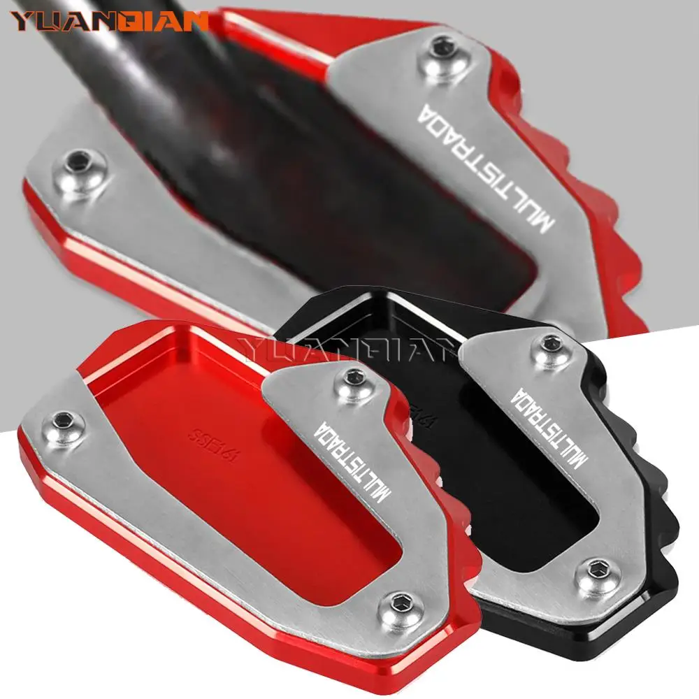 

FOR Ducati Multistrada V4 S V4S Sport 1A 2020-2021 2022 2023 Motorcycle Side Stand Foot Enlarger Plate Pad Kickstand Support Pad