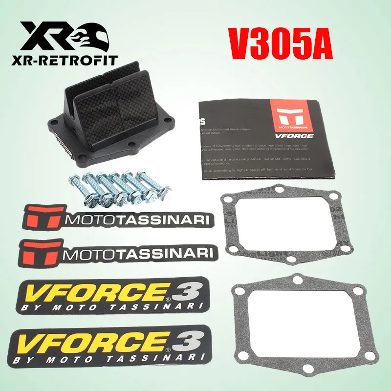 

V305A Vforce 3 Reed Valve System For Quattrini M200 Honda CR250R V Force Reeds ATV TRX250 Gas Gas MC250 EC 200 250 300 V-Froce