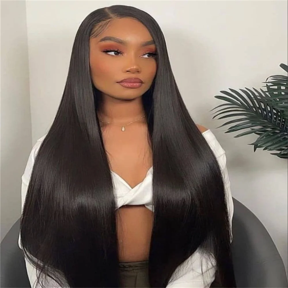 

Glueless Brazilian Lace Front Wig 8-34Inch Straight Human Hair Wig HD Transparent 13X4 Lace Frontal Wig For Women