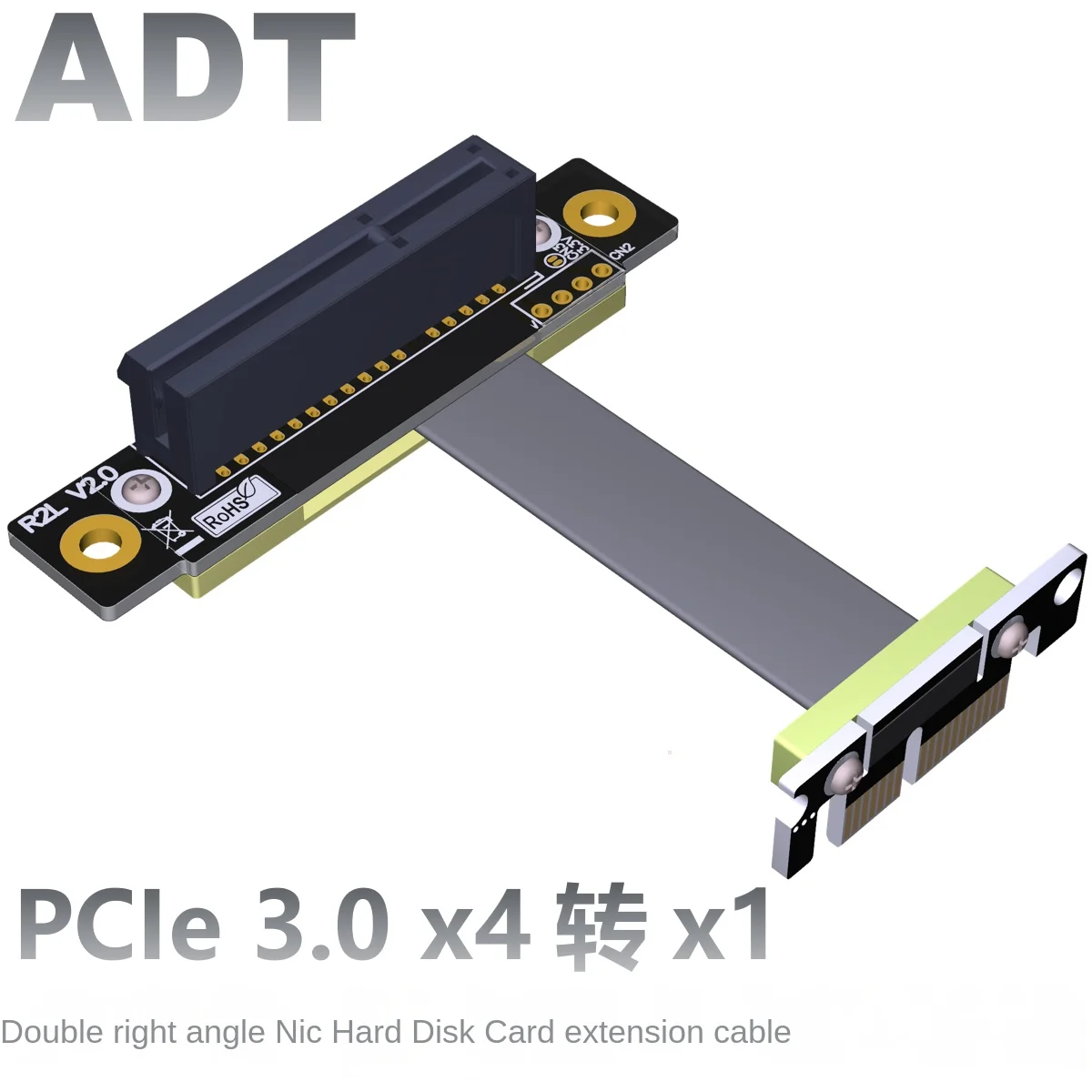 Adaptador de Extensão Pci-e x4 x1 Pcie 1x a 4x R12sf 5cm50cm