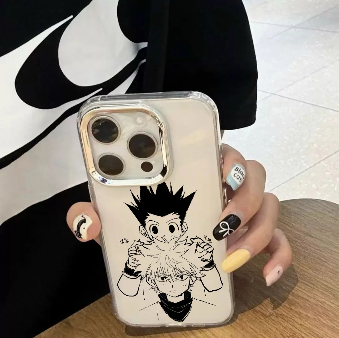Transparent Soft Anime Hunter × Hunter Phone Case