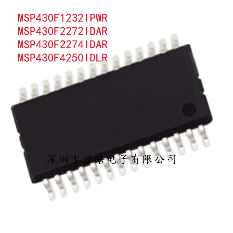 

(2PCS) NEW MSP430F1232IPWR / MSP430F2272IDAR / MSP430F2274IDAR / MSP430F4250IDLR SOP-28 Integrated Circuit