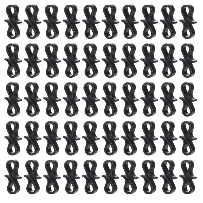 10/50Pcs S Shaped Clips Christmas Gutter Clips for Hanging Outdoor Light