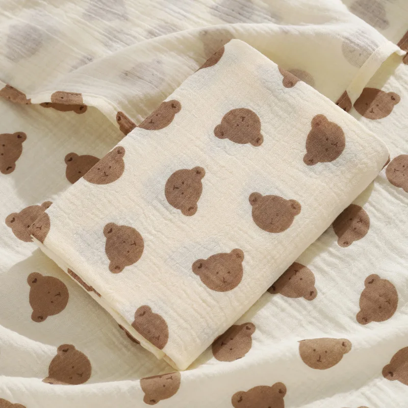 Soft Cotton Muslin Baby Blanket for Newborns - Lightweight Summer Bedding & Receiving Blanket