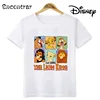 Trendy Brand Kids T-shirt The Lion King Cute Simba Print Girls Clothes Baby Boys Short Sleeve T Shirt Funny Children Clothing, 1