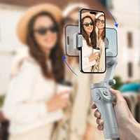 M01 3-Axis Smart Gimbal Handheld Stabilizer Selfie Tripod with Fill Light for Smartphone Anti Shake Foldable for Xiaomi iPhone - Image 4