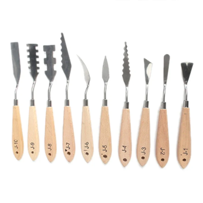 Stainless Steel Painting Oil Painting Knife Palette Scrape Shovel Spatula Knife Arts Flexible Blades Pigment Coloring Stationery