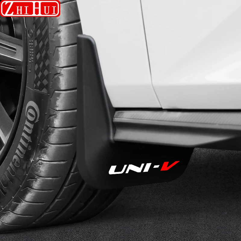 

For Changan UNI-V UNIV 2022 2023 Car Mudguards Plastic Fender Cover Flares Splash Guard Cover Exterior Mud Flaps Accessories