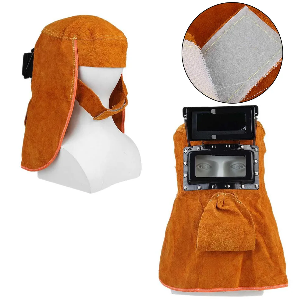 Solar Auto Dimming Filter Lens Welder Leather Cover Welding Helmet Mask For Eye Nose Protection Welding Tool Accessories - Image 3