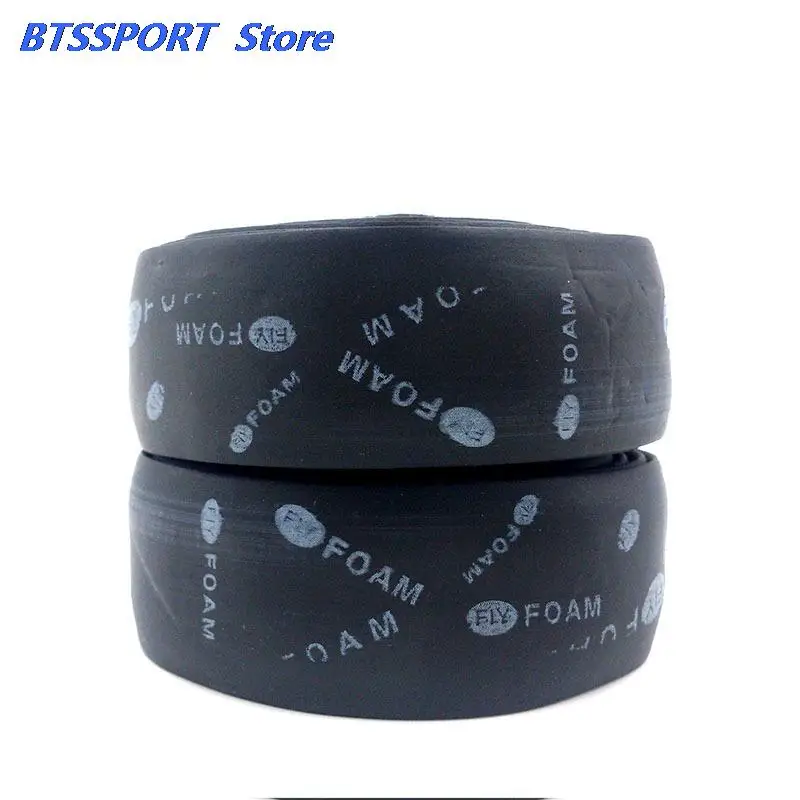 Road Bike Bicycle Handlebar Tape Cycling Handle Belt Cork Wrap With Bar Plugs Black Anti-Vibration Wrap