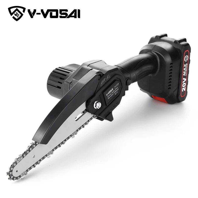 

VVOSAI MT-Series 6 Inch 20V Mini Brushless Electric Chain Saw lithium-ion Battery Woodworking Pruning One-handed Saw Garden Tool