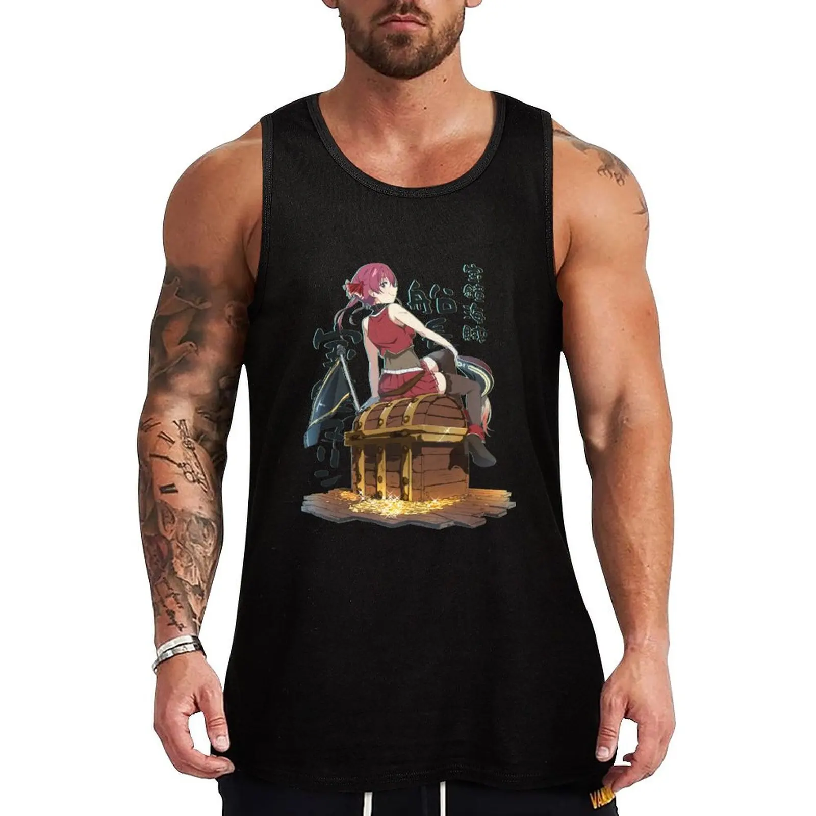 

Houshou Marine Tank Top Men's vest bodybuilding for men men gym clothing