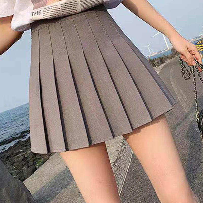 Autumn Korean Skirt Shorts Women High Waist Sexy Mini Skirt School Short Pleated Kawaii Japanese Pink Skirt Female Spring 2