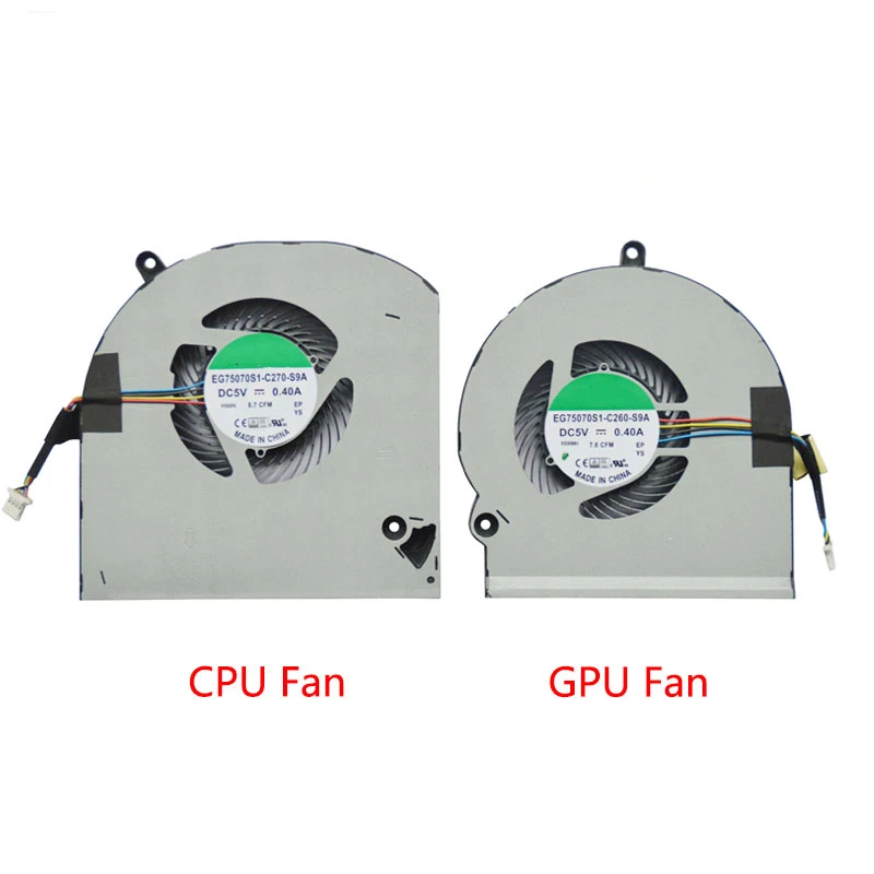 

CPU & GPU Cooling Fan for Dell Alienware 15 R3 R4 P69F EG75070S1-C260-S9A