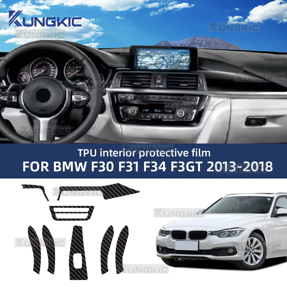 Pannello Decorativo In ABS Fibra Di Carbonio Per BMW Serie 1 F20/F21 E Serie 2 – Adesivo Per Console Centrale, Guida A Sinistra