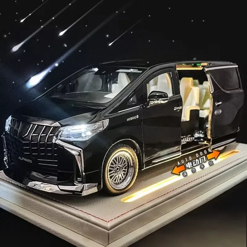 1/18 Toyota Alphard MPV Alloy Car Model Diecast Metal Toy