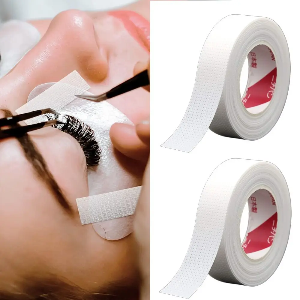 Hot Adhesive Eyelash Extension Tape Non-woven Fabric Lash Tape Breathable White Adhesive Lash Tape for Eyelash Extension