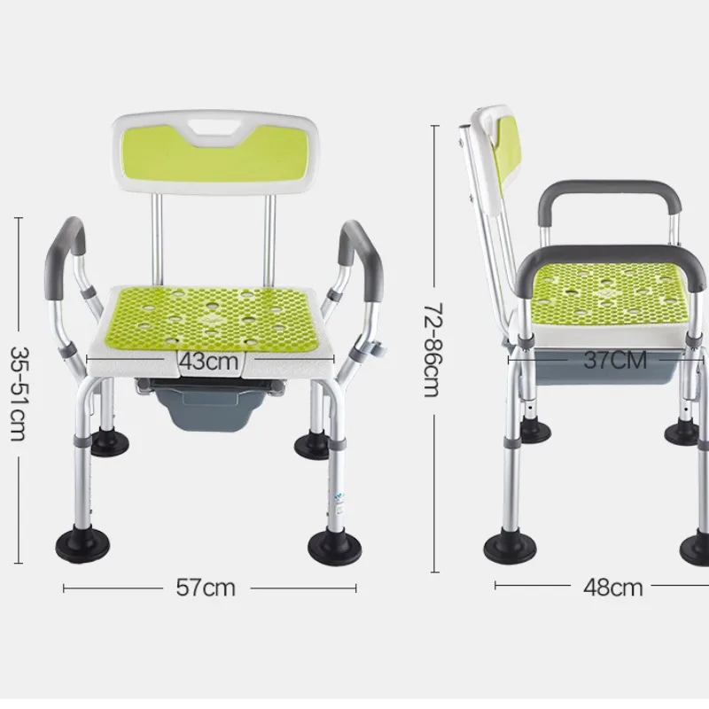 Elderly Toilet Armrest Toilet Stand Up Device, Pregnant Women Disabled Shower Chair Commode Chairs Dual-purposen Support Bracket 5