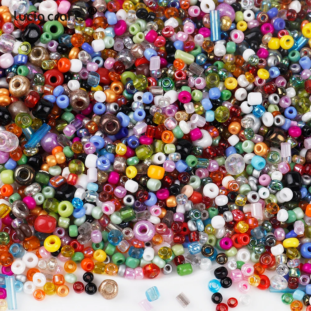 

450garms 2-4mmMix Glass Beads Bracelet Spacer Bead For DIY Phone Chain Jewelry Earring Necklace Making Material I0148
