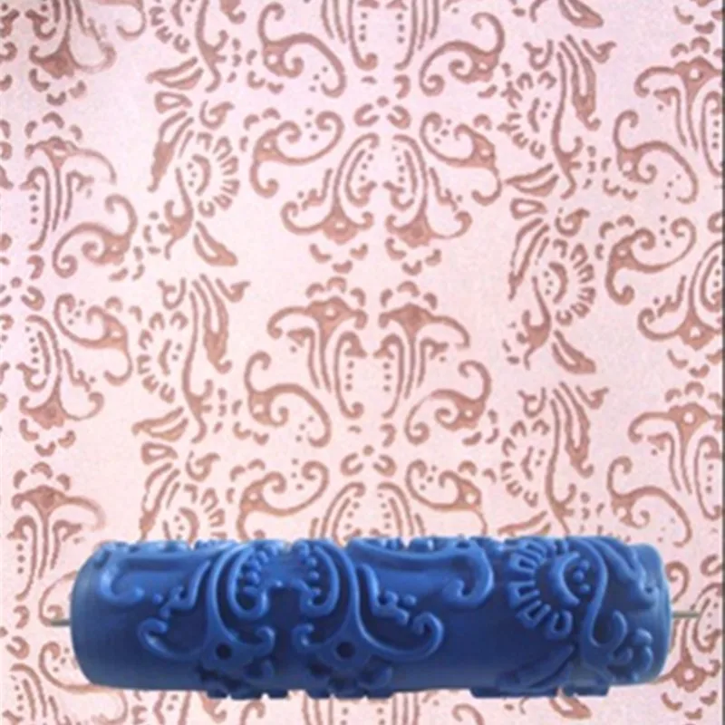 Decorative Texture Roller Wall Painting  Paint Roller Use Textured Walls -  7inch - Aliexpress