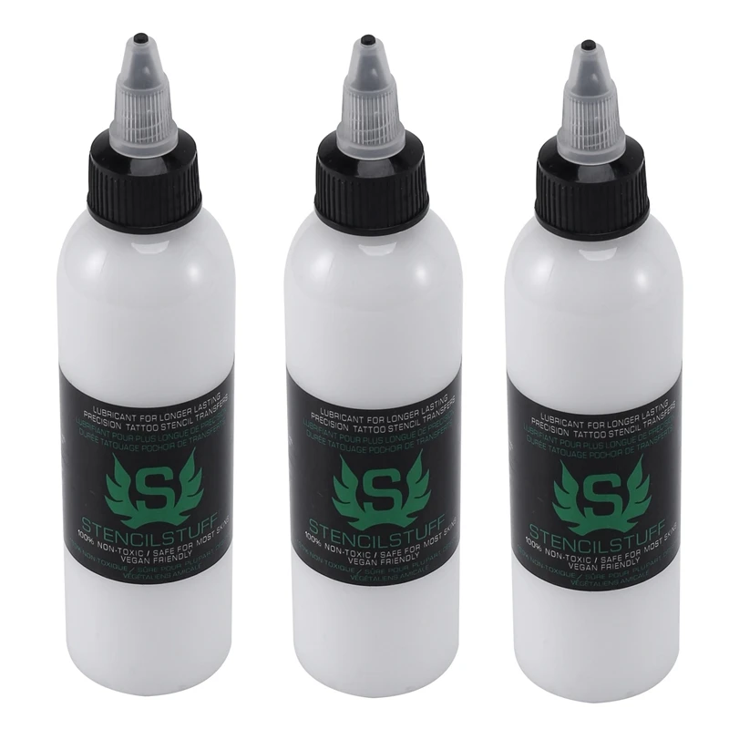 

3X Tattoo Stencil Stuff Tattoo Stencil Transfer Formula Tattoo Ink Beauty Tools 120Ml