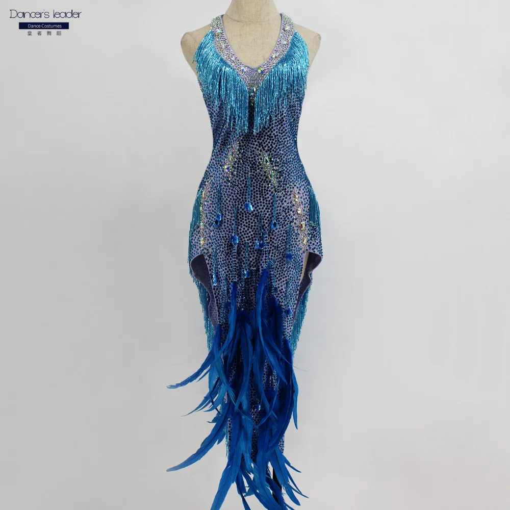 Scent of a Woman | MEICHENCC |  Halter-neck Latin Dance Dress main image 1