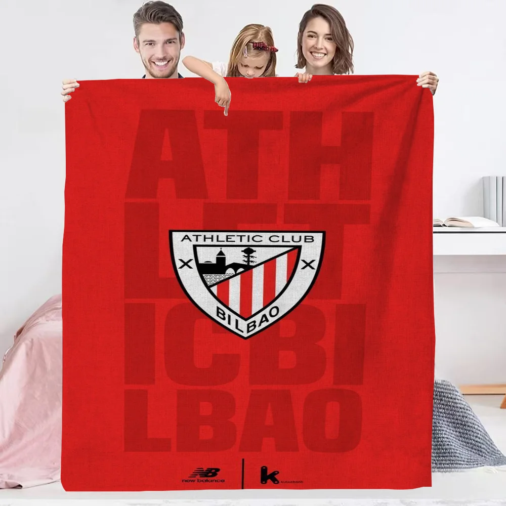 Athletic Bilbao Logo Thermal Blankets for Bed Blankets for Adults Soft Blanket King Size Cute Throw Blanket Sofa Fluffy Plaid 2