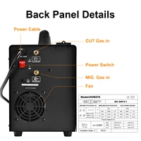 Hzxvogen 5 In 1 Plasma Cutter Welders Digital Screen 220V Cut/MMA/Gas/Non-gas Mig/Lift TIG Inverter Welding Machine 1/5 Kg Wire 2