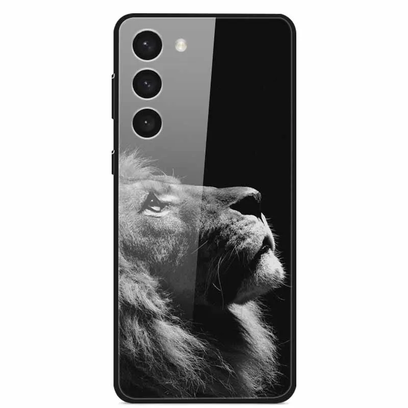 Premium Tempered Glass Case with Space-Themed Design and Enhanced Bumpers