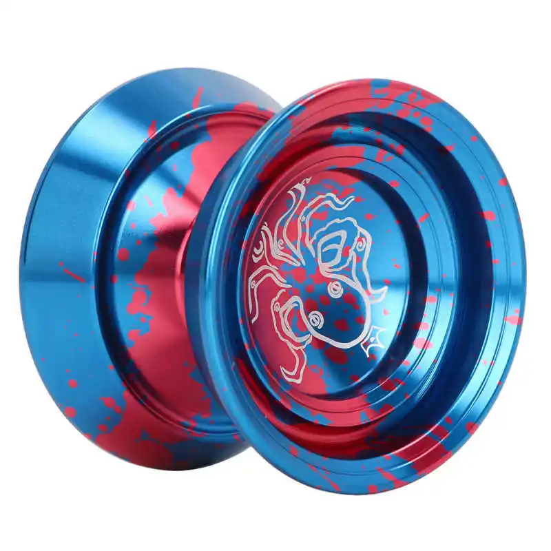 YoYo Ball Unresponsive Aluminum Alloy Advanced Fade Exquisite for Competition with Glove and 3Pcs Strings yoyo ball