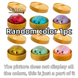 Kawaii Mini Dumpling Squishy Toy - Slow Rise Sensory Stress Relief Party Favor (Random glitter 1pc)