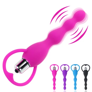 Vibrating Prostate Massager Anal Beads