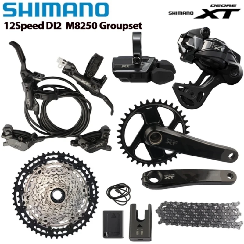 Dérailleur Arrière Shimano Deore XT RD-M8250-GS Di2, 12 Vitesses Sans Fil, Neuf