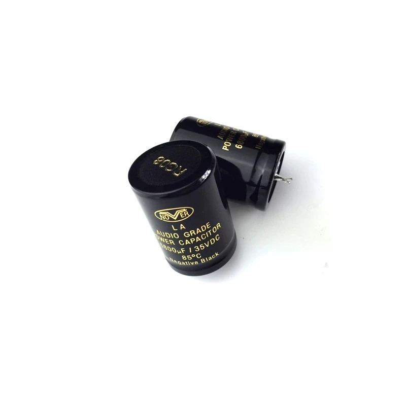 2pcs 6800uF 35V Nover 85 Degrees Electrolytic Capacitor For Audio Hi-Fi Filter 3