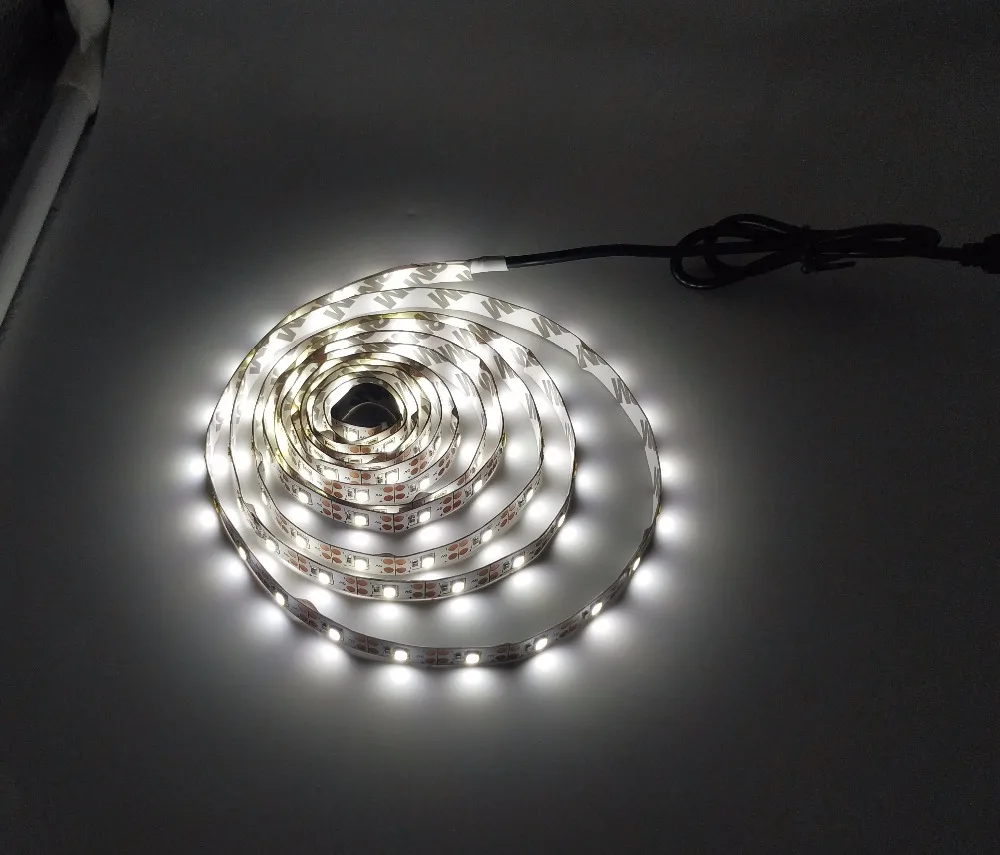 LED Strip Light RGB 2835 Flexible Lamp Tape Diode USB Cable 3 Key Control DC5V 1M 2M 3M 4M 5M Desk Screen TV Background Lighting