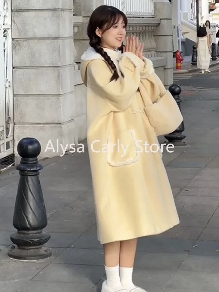 Gabardina Larga Mujer NFYM - Algodón Y Lino, Con Capucha Y Estilo Chino - Abrigo Elegante Para Otoño/Invierno