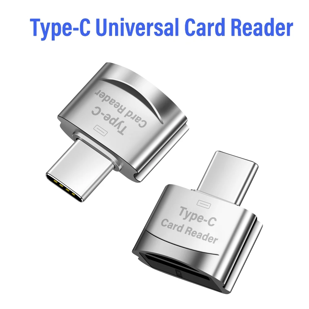 High-Speed Type C Mini Memory Card Reader Adapter