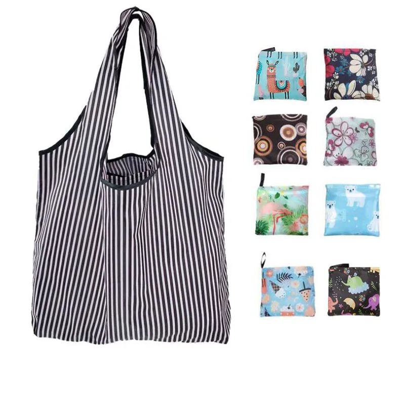 Eco-Friendly Floral Reusable Tote Bag
