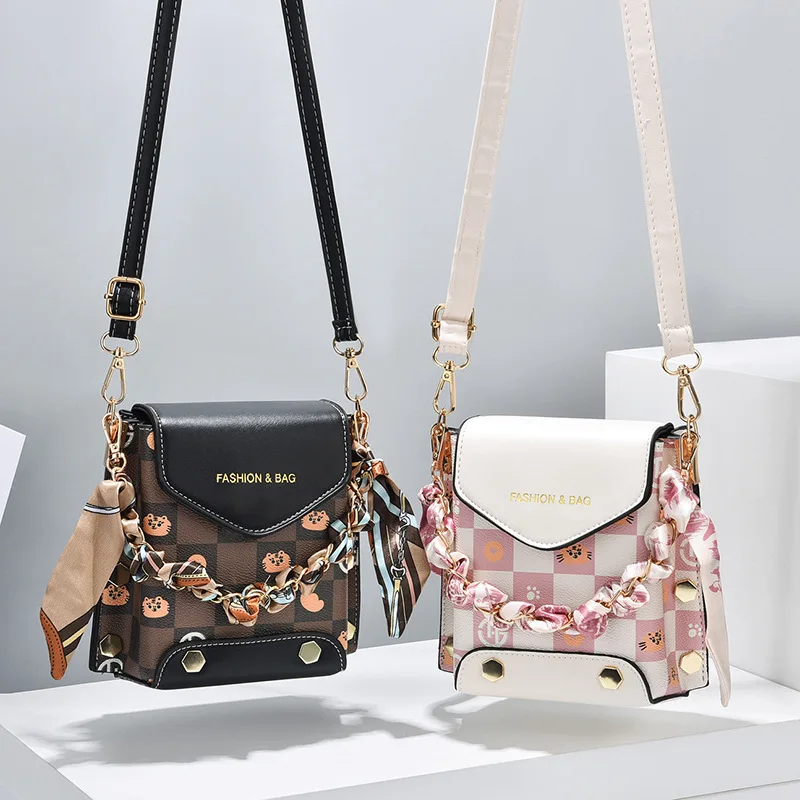 Handytasche Damen Neue Sommermode Minitasche Mode Einzelschulter Umhängetasche Gut aussehende Geeignete Tägliche Kollokation