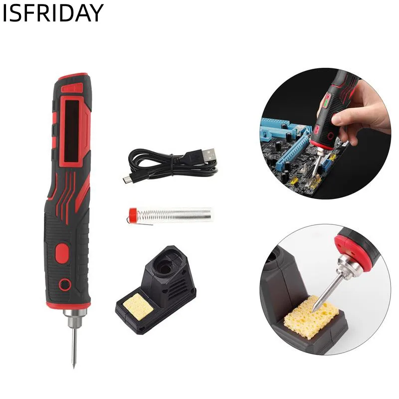 480℃ Wireless Soldering Iron USB Rechargeable Electric Soldering Iron