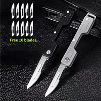 NEW DIY Mini Performance Folding Machinery Cost Scalpel Medical Folding Knife EDC Outdoor Unpacking Pocket Knife 1