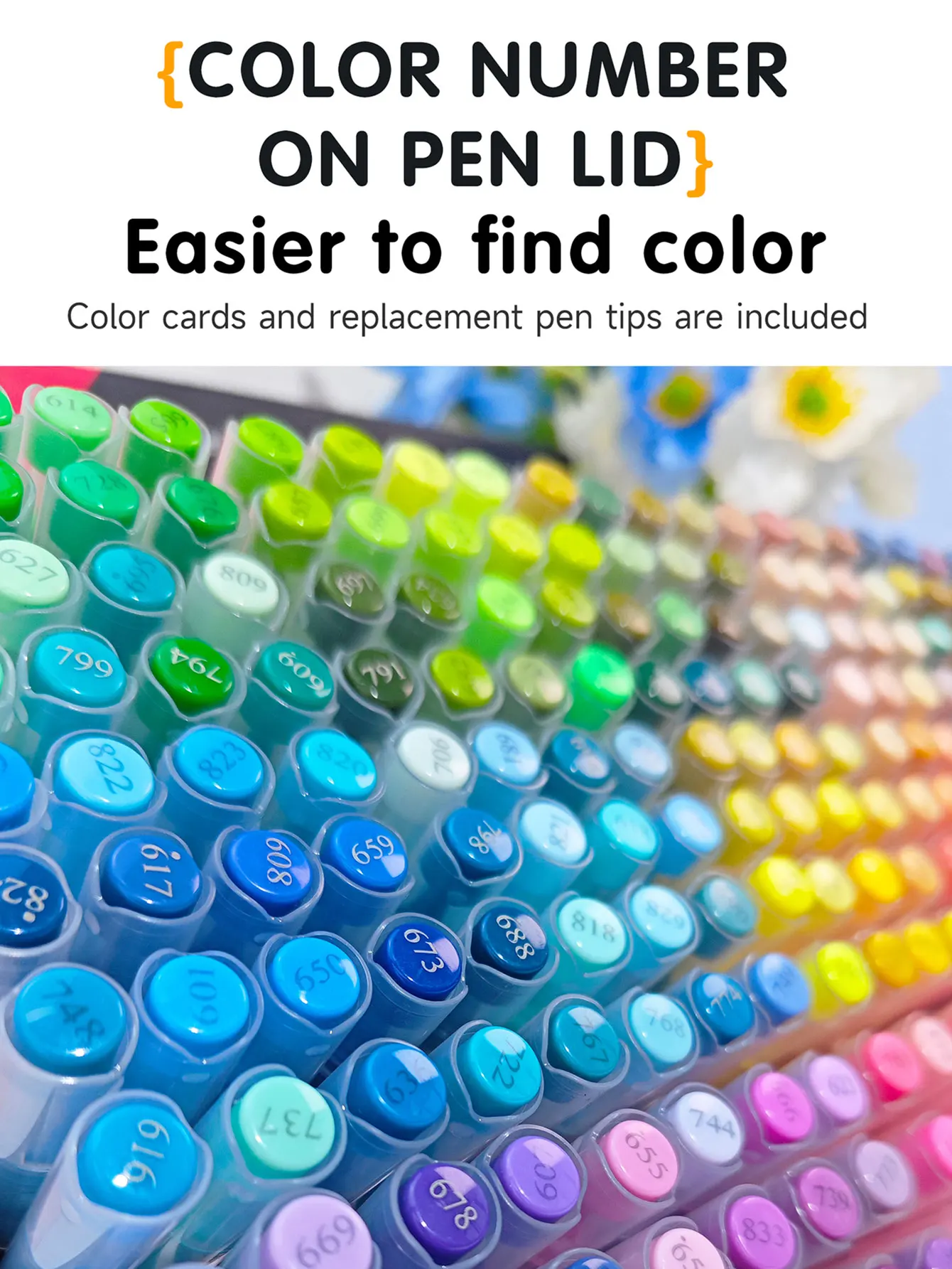 Guangna 288 Colors Acrylic Marker Pen Set,Direct Liquid Marker