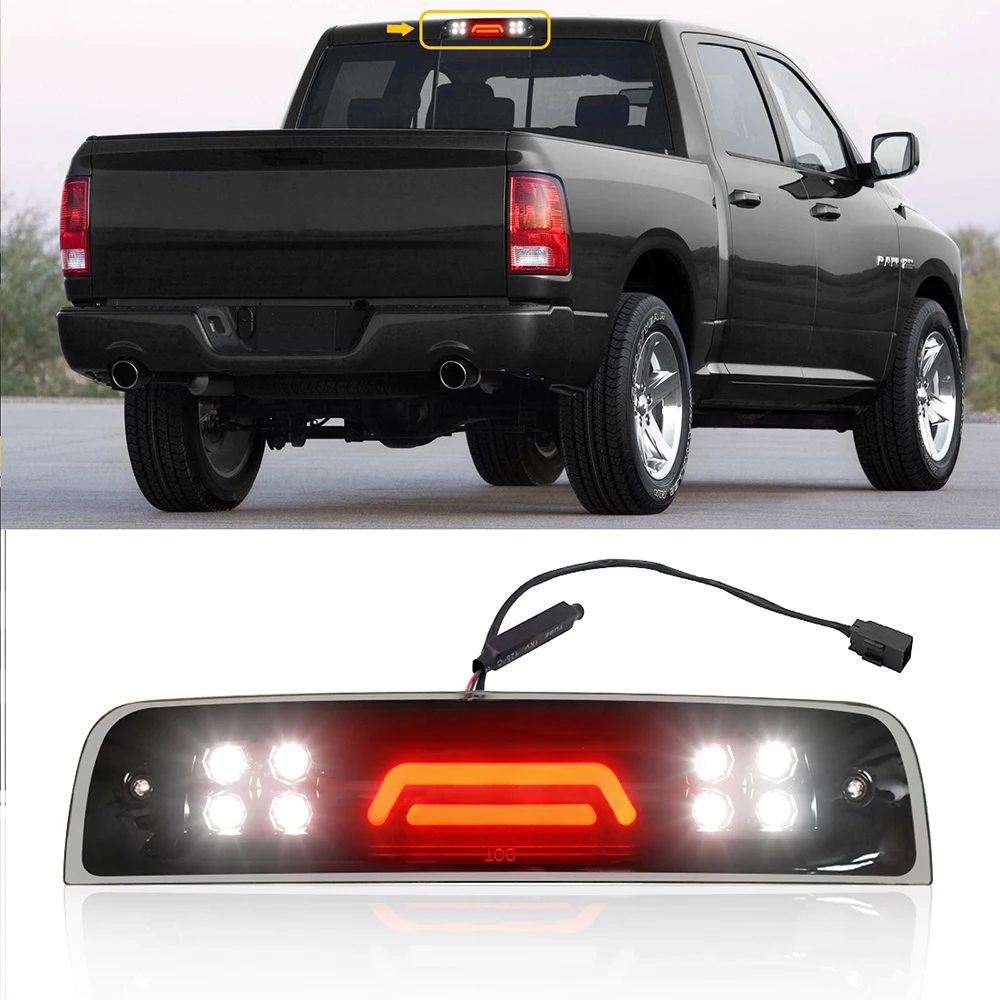 Auto Derde Remlicht Led Achter Cargo Staart Lamp Extra Remlichten voor Dodge Ram 1500 2009-2018 2500 3500 2010-2018