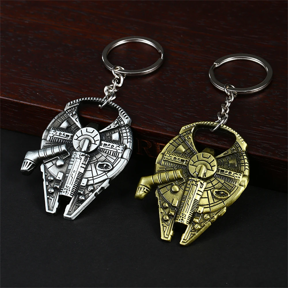 Portachiavi Con Ciondolo Astronauta E Robot Spaziale In Acciaio Inossidabile, Regalo Originale Per Lui E Lei, 10x3 Cm - 4