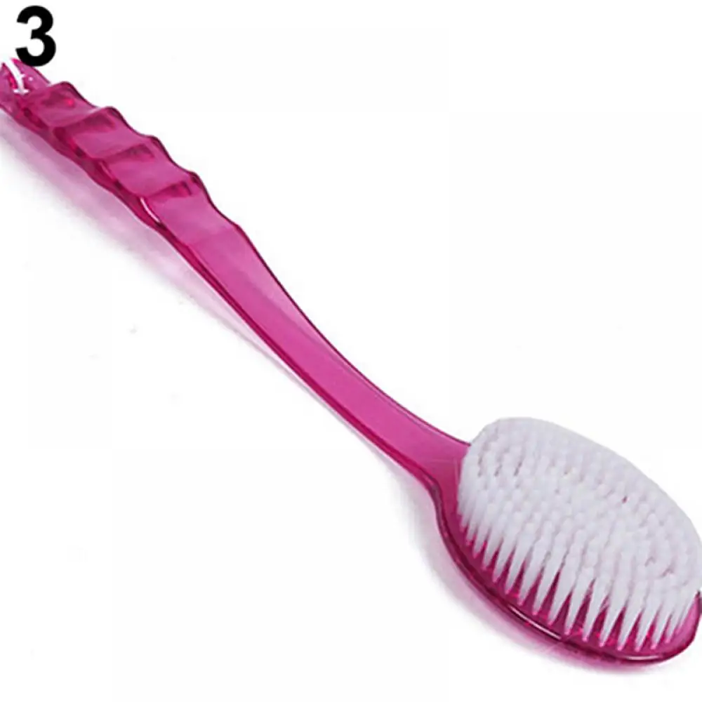 Handle Long Body Bath Shower Back Brush Scrubber Massager Skin Cleaning Tool Convex place massage particles Shower Back Brush