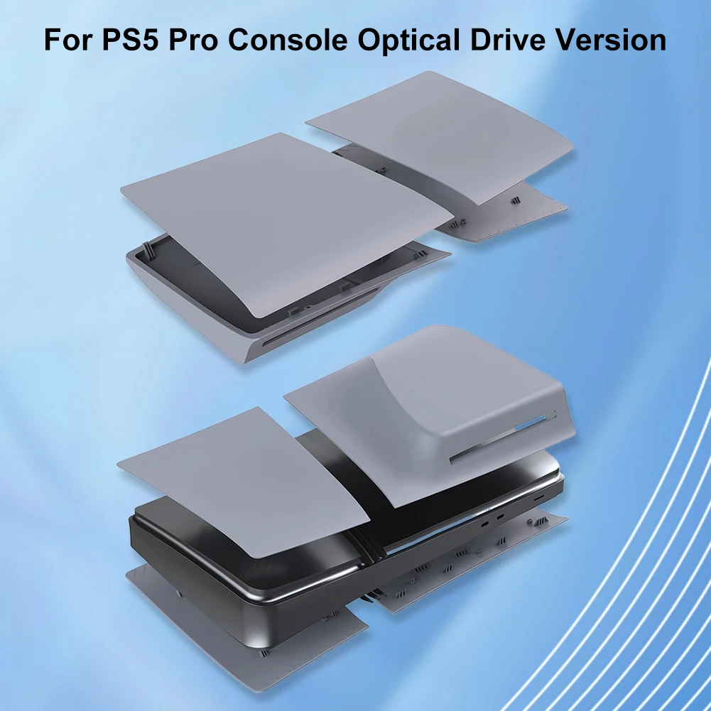Face Plate Console Cover Dustproof Plastic Hard Shell Side Plate Shell Shockproof Cover Plates for PS 5 Pro Disc/Digital Edition