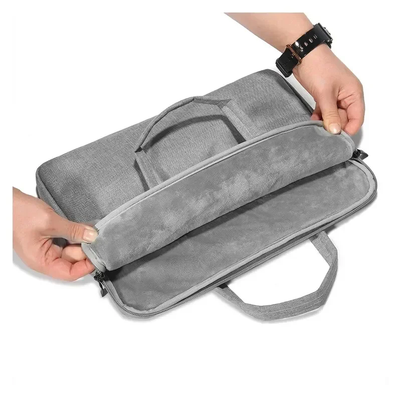 13, 14, 15, 15.6" Portable Waterproof and Shockproof Laptop Bag with Thick Liner Protection Lightweight Laptop Organizer
