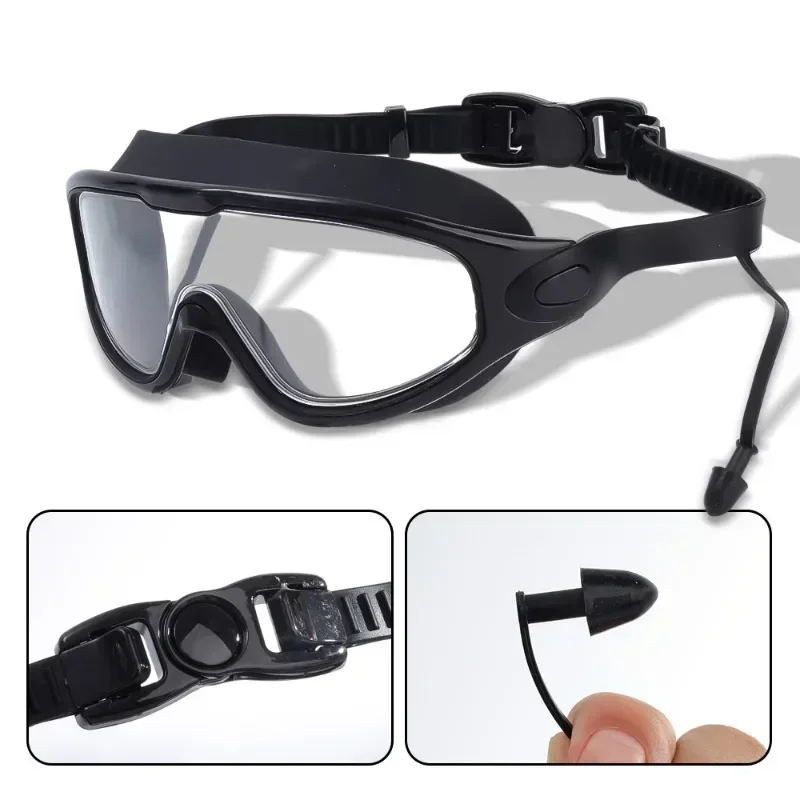 Professional Swimming Goggles Anti-Fog Swimming Glasses Adults Snorkeling Diving Goggles Adjustable Binoculars Water Glasses 6